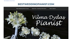Desktop Screenshot of bestweddingpianist.com